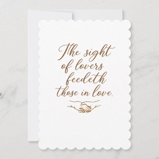 Save The Date The Sight of Lovers  (Devant)