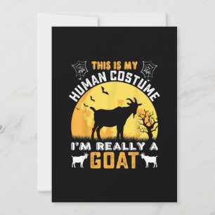 Save The Date This Is My Human Costume Goat Venin