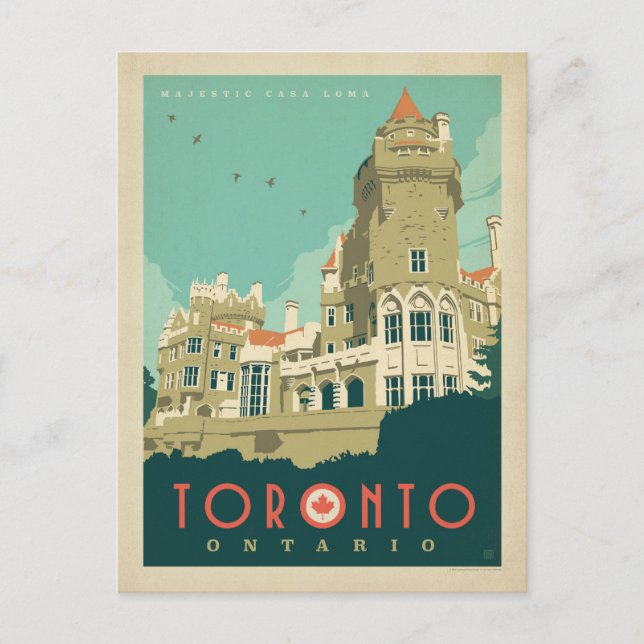 Save The Date | Toronto, Ontario Ankündigungspostkarte (Vorderseite)
