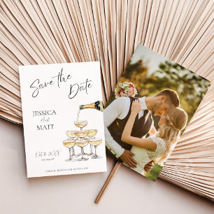 Save The Date Tour de Champagne avec photo