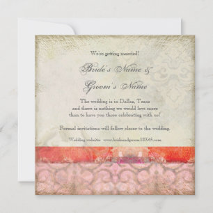 Save The Date Tourbillons Baroques Vintage Modernes, Sauvegarder