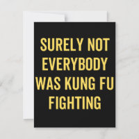 Tout Le Monde N'Était Certainement Pas Kung Fu En 