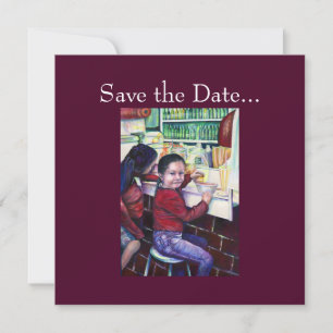 Save The Date Toutes les bonnes petites filles reçoivent de la g
