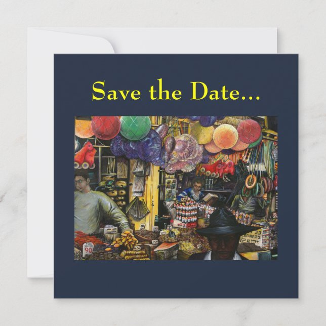 Save The Date Traditions du commerce ancien, Jérusalem (Devant)