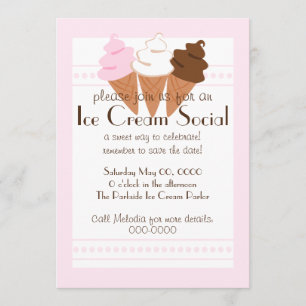 Save The Date Tro de glace napolitaine