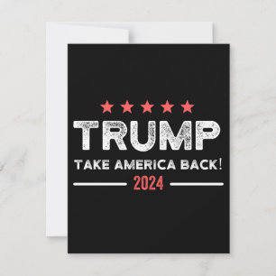 Save The Date Trump 2024 : Reprendre l'Amérique