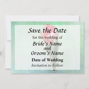 Save The Date Tulipe Surprise Enregistrer la Date