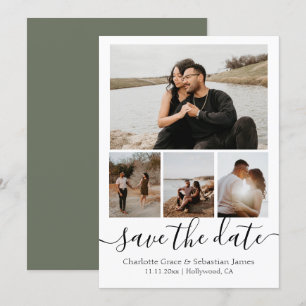 Save the Date Typografie Personalisiert 4 Foto