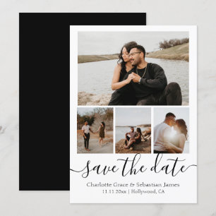 Save the Date Typografie Personalisiert 4 Foto