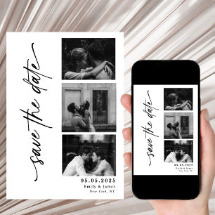 Save The Date Typographie simple élégante minimaliste pour faire