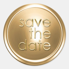 Save the Date Umschlag Aufkleber