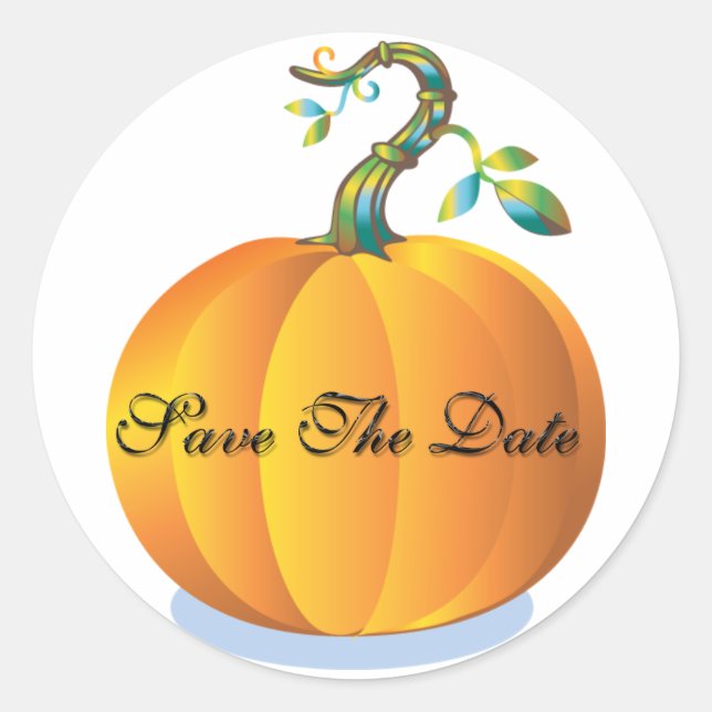 Save the Date Umschlag Aufkleber (Vorderseite)