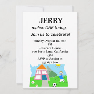 Save The Date Un an aujourd'hui Premier anniversaire | Invitatio