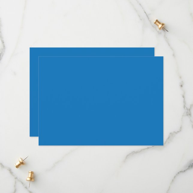 Save The Date un arrière - plan bleu avec un (Devant/Arrière en situation)