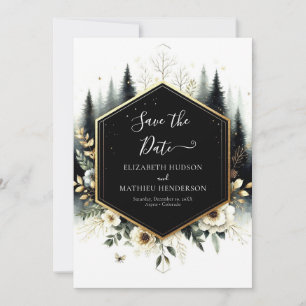 Save The Date Unique Mariage Whimsical Enchanted Forest
