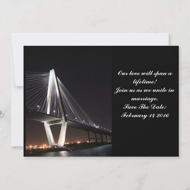 Save the Date, unsere Liebe wird ein Leben verbrin Date (Vorderseite)