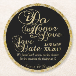 Save the Date Untersetzer