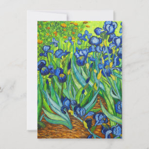 Save The Date Van Gogh Irises