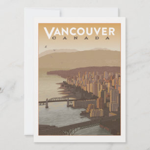 Save The Date Vancouver Canada   Enregistrer la date - Photo
