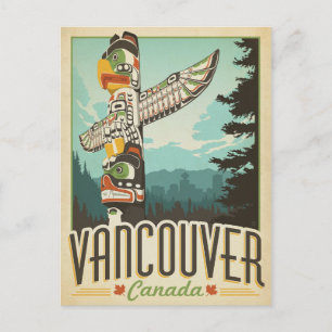 Save The Date   Vancouver, Kanada Ankündigungspostkarte