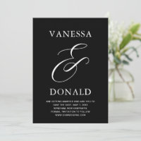Vanessa Black Mariage moderne