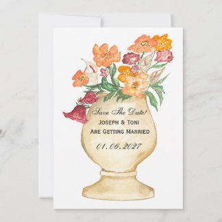 Save The Date Vase Date à Sauvegarder