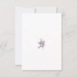 Save The Date Vecteur de tatouage fée papillon - Art Floral Vint