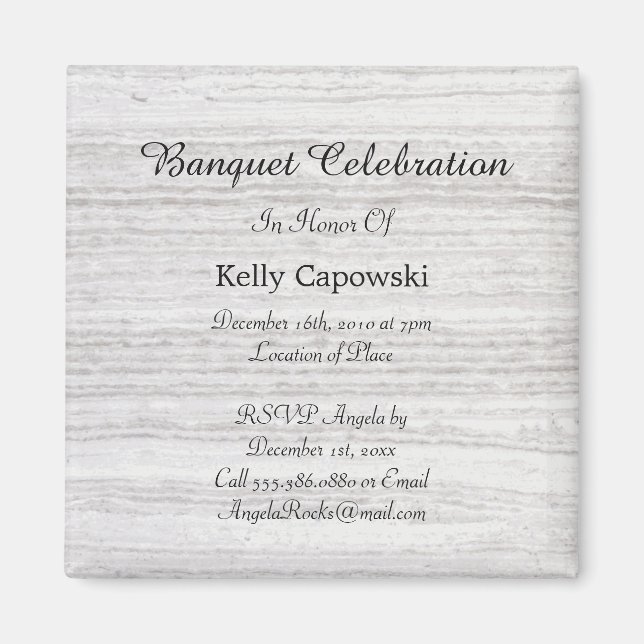 Save the Date Vintag Magnet (Vorne)