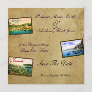 Save the Date ~ Vintag Sorrento