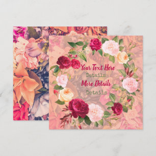 Save The Date Vintage Floral Enregistrer La Date