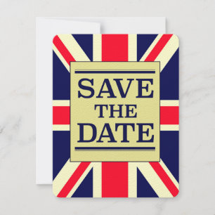 Save the Date Vintage Gewerkschaft Jack