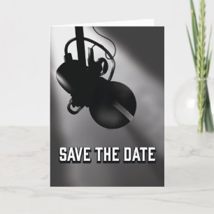 Save the Date Vintage-Mikrofon