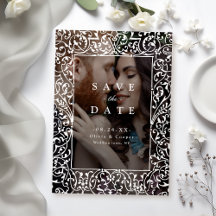 Vintage Ornate Frame Classic Mariage Photo