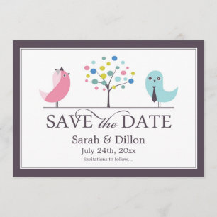 Save the Date Vogelschutzkarte