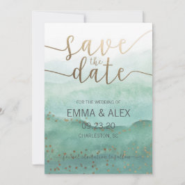 Save the Date Watercolor-Einladung Einladung