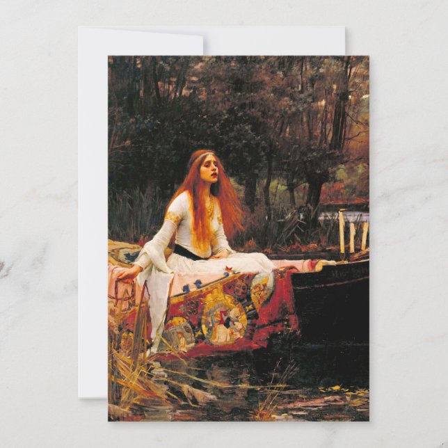 Save The Date Waterhouse Lady of Shalott (Devant)