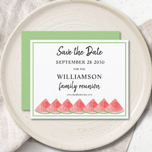 Save the Date Watermelon Family Wiedersehen