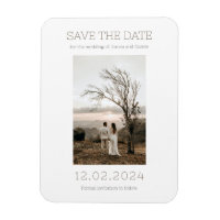 Save the Date Wedding Engagement Invite Minimalist