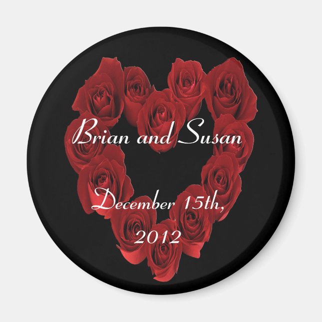 Save the Date Wedding Magnet (Vorne)