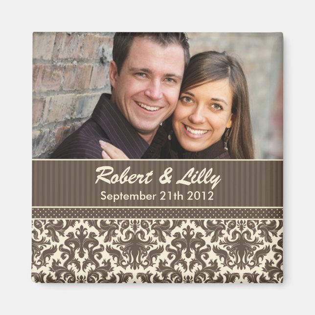 Save the Date Wedding Magnet (Vorne)