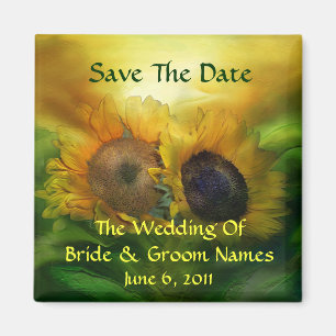 Save the Date Wedding Magneten zusammen wachsen Magnet