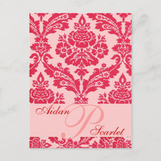 SAVE THE DATE WEDDING POST CARD 3 - Anpassen! Ankündigungspostkarte