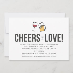 Save The Date Wedding shower de Cheval to Love Couples