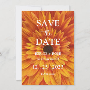 SAVE THE DATE WEDING SUNFLOWER EINLADUNG