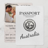 White Australia Passport Enregistrer La Date