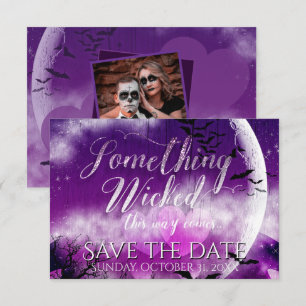 Save The Date Wicked Fun Love Moon Enregistrer la date avec/ Pho