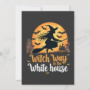 Save The Date Witch Way à la Maison Blanche