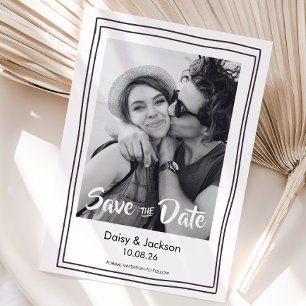 Save The Date wunderliche moderne Foto-Hochzeitska
