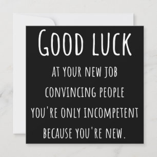 Save The Date your new job convincpeople you're ononly