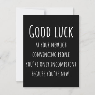 Save The Date your new job convincpeople you're ononly